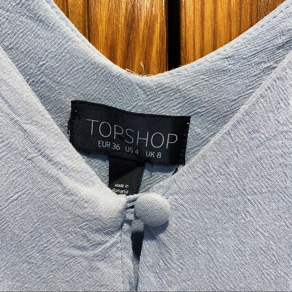 Top Shop Baby Doll Dress with Buttons - Picture 3 of 3